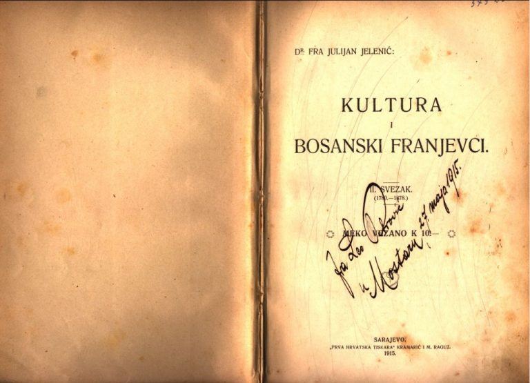 Kultura i bosanski franjevci